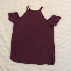 maroon blouse in really good condition, used once